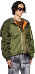Andersson Bell Khaki Insulated Bomber Jacket