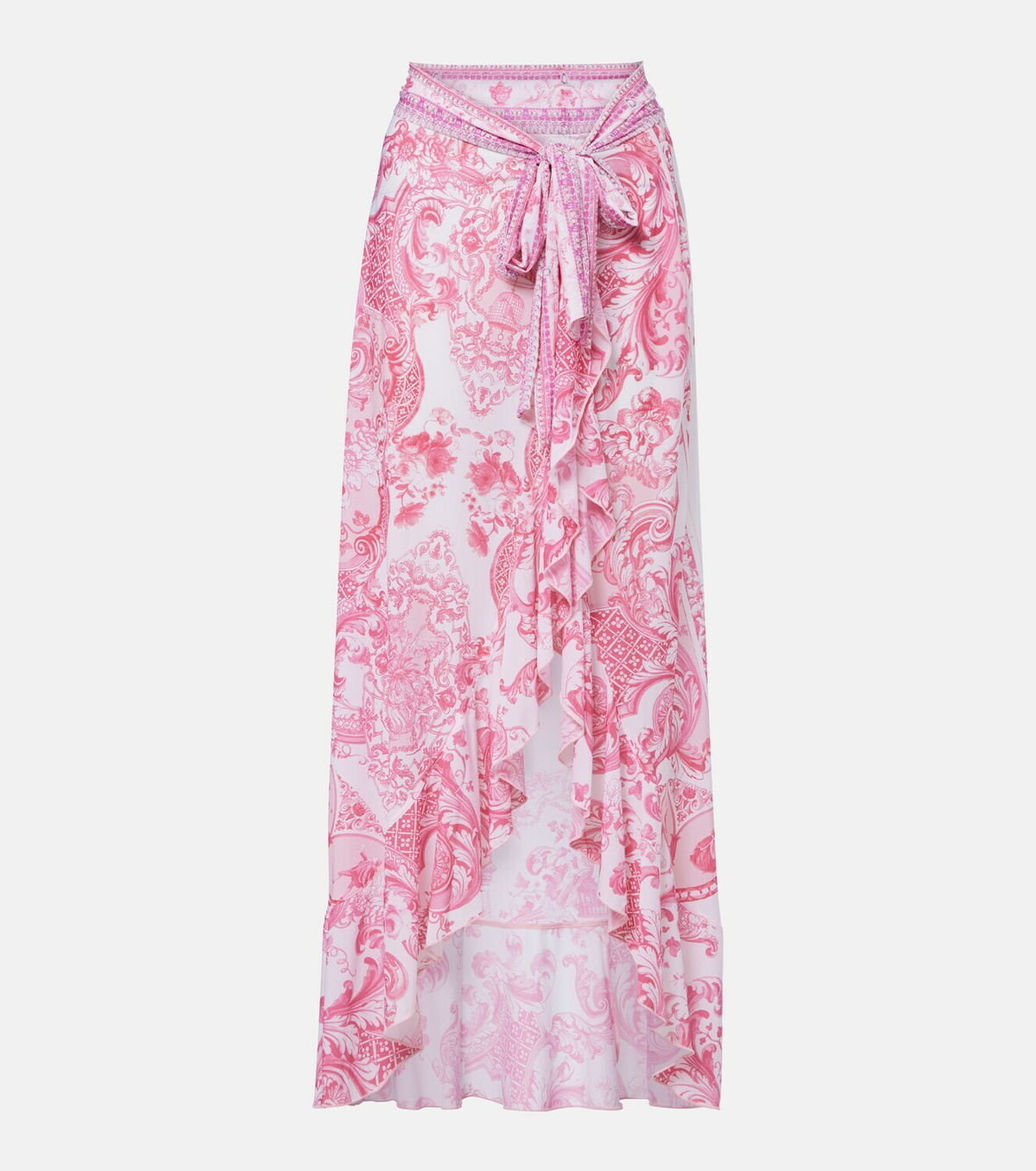 Camilla Printed jersey beach cover-up