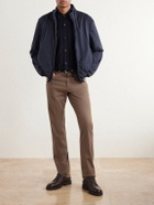 Canali - Reversible Shell Bomber Jacket - Blue