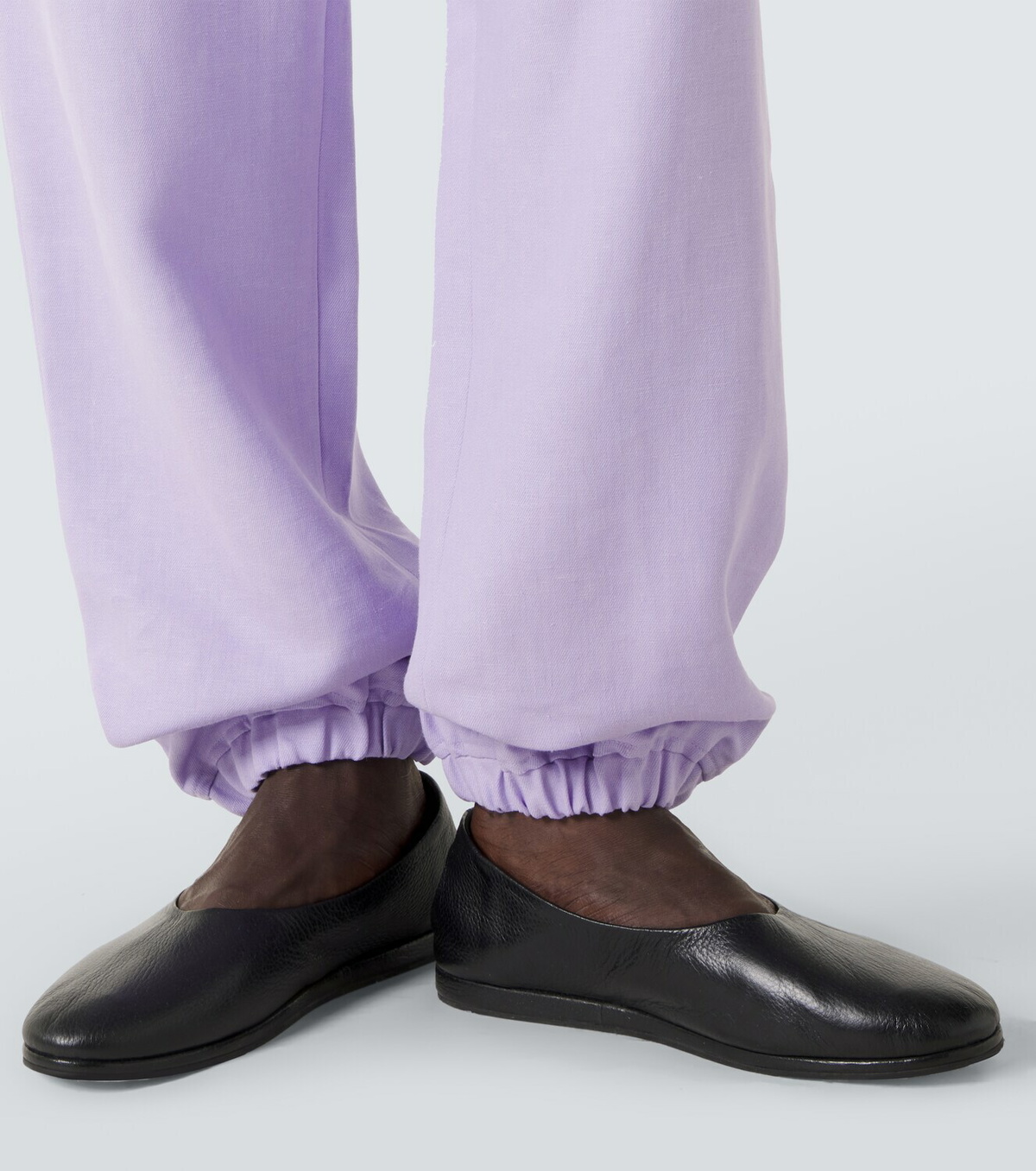 God's True Cashmere Linen sweatpants with amethyst