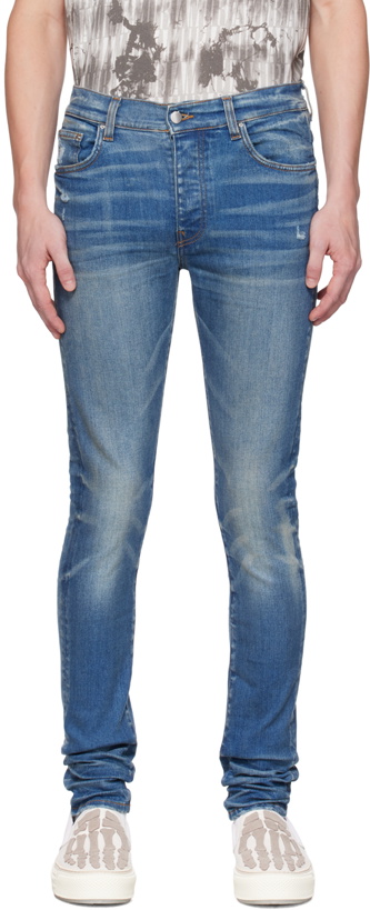 Photo: AMIRI Blue Stack Jeans