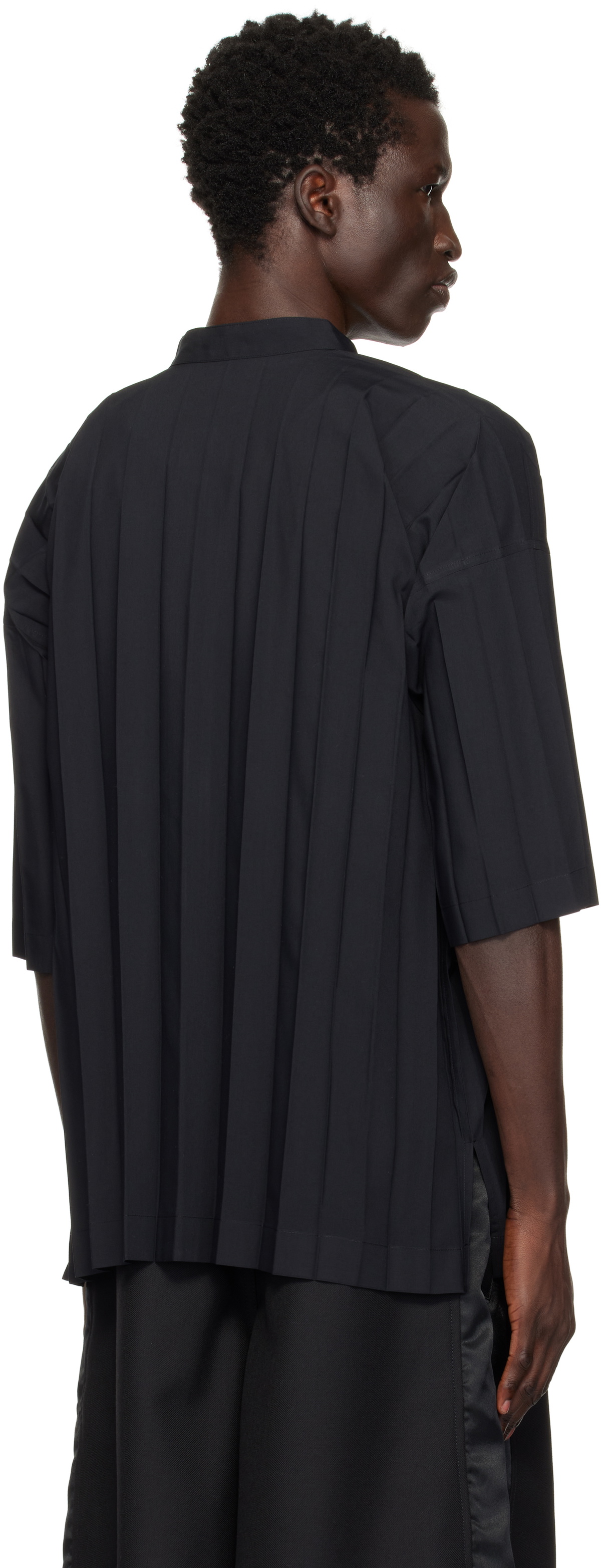 HOMME PLISSÉ ISSEY MIYAKE Black Edge Shirt Homme Plisse