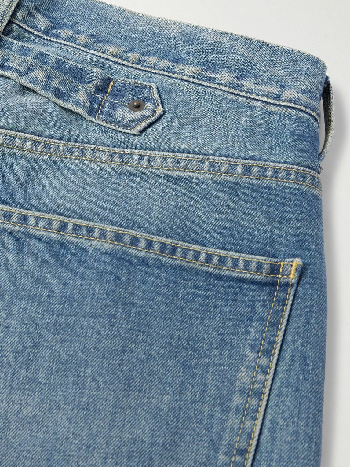 Maison Margiela Blue Cotton Straight-Leg Jeans