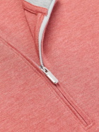 Peter Millar - Crown Comfort Cotton-Blend Half-Zip Sweater - Red