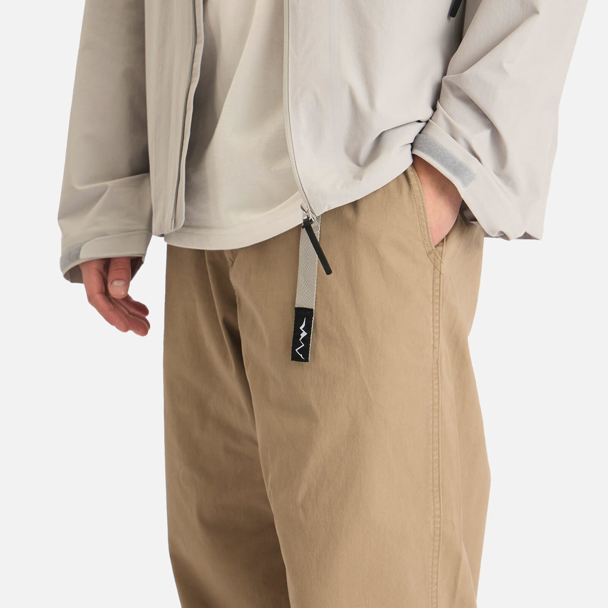 Manastash Men's Flex Climber String Pants in Light Grey