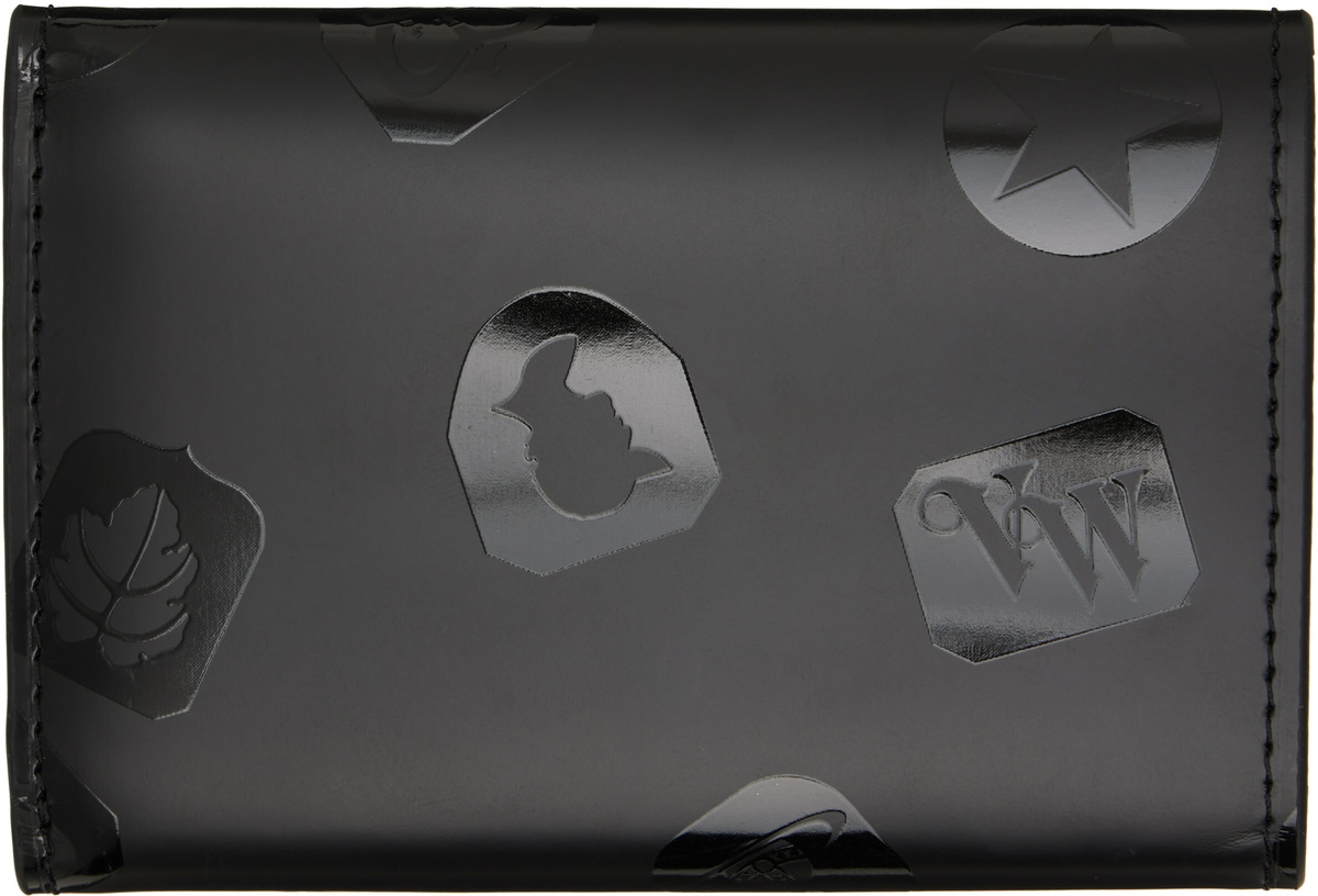 Vivienne Westwood Black Trifold Wallet