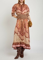 Zimmermann Wanderlust Patterned Silk Maxi Skirt Multicoloured 1