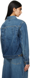 NEEDLES Blue Darted Denim Jacket