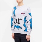 By Parra Men's Early Grab Crew Sweat in Heather Grey