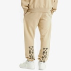 Off-White Men's Spray Arrow Cuffed Sweat Pants in Crème Brulee