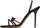 Blumarine Black Aura Heeled Sandals