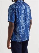 BLUE BLUE JAPAN - Camp-Collar Floral-Print Twill Shirt - Blue - L