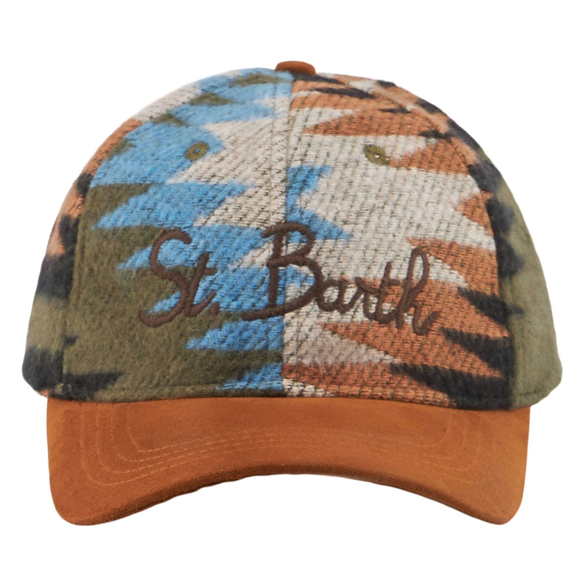 MC2 Saint Barth Baseball Corduroy Cap With St. Barth Embroidery