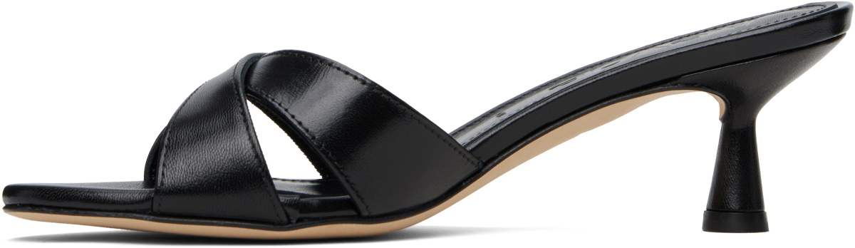Aeyde Black Vero Leather Mules