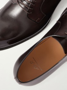 Mr P. - Leather Derby Shoes - Brown