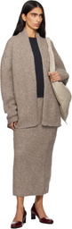 Lauren Manoogian Taupe Loft Shawl Cardigan