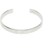 MM6 Maison Margiela Numeric Minimal Signature Cuff Bracelet