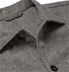 Officine Generale - Herringbone Wool Blouson Jacket - Gray
