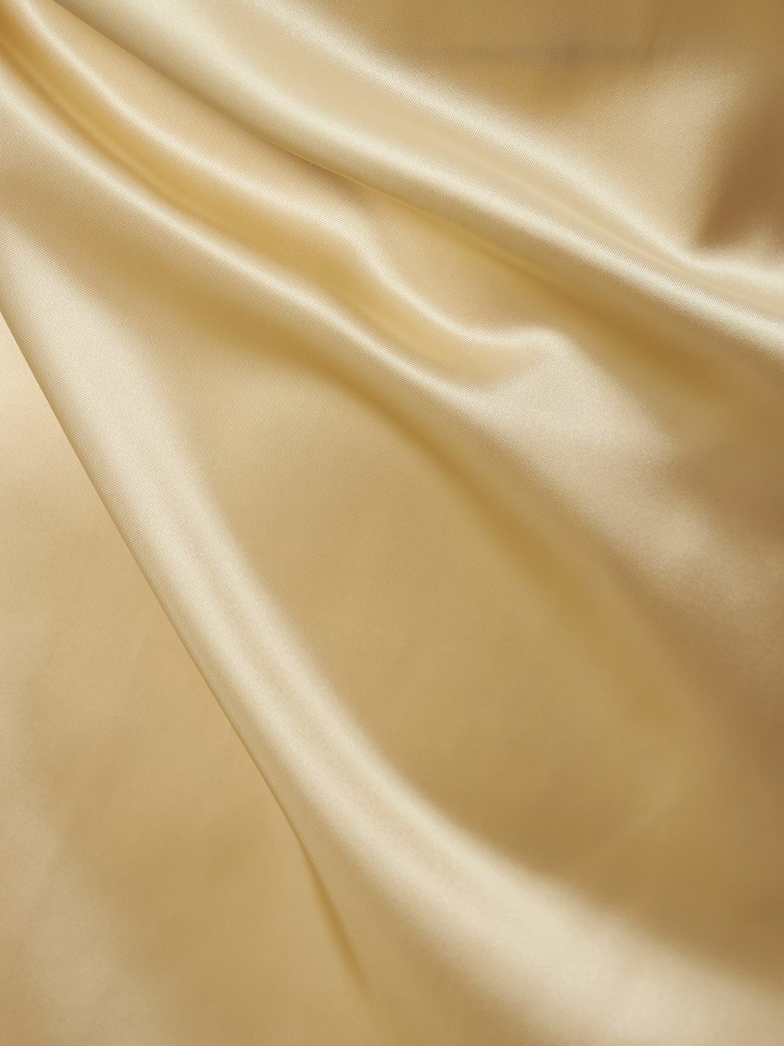 DEVEAUX Reed Cupro Satin Halter Neck Mini Dress