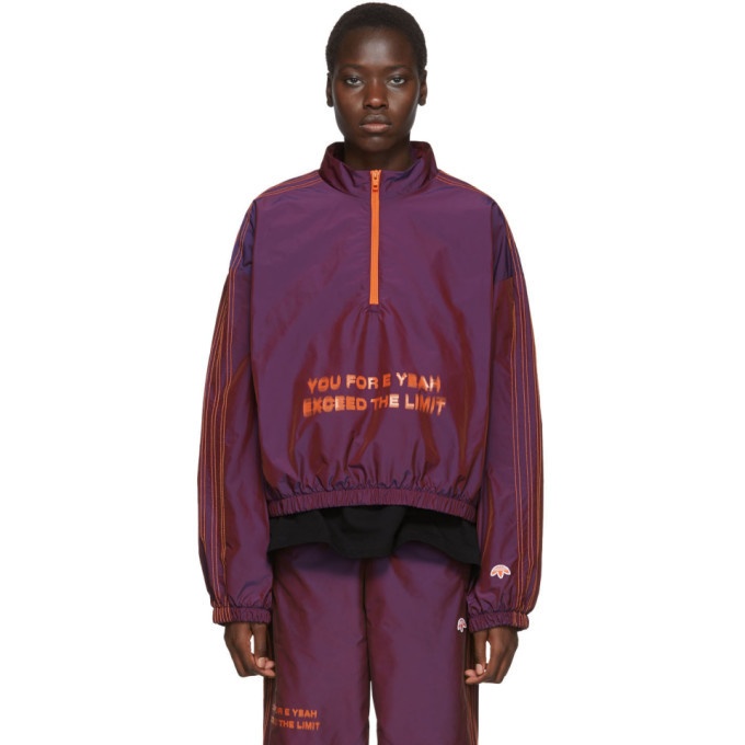 Photo: adidas Originals by Alexander Wang Purple You For E Yeah Exceed The Limit Track Pullover