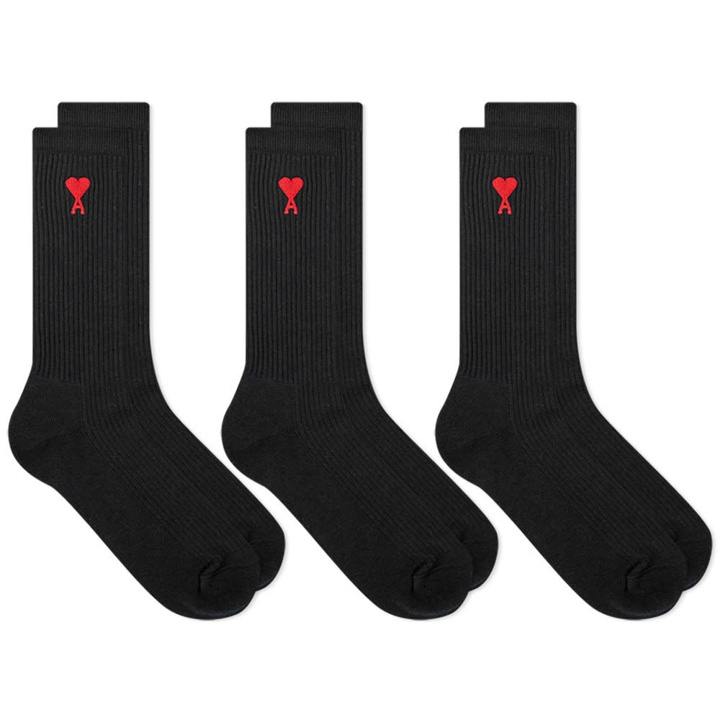 Photo: AMI 3 Pack Heart Sock