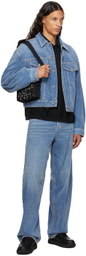 Alexander Wang Blue High-Rise Ballon Jeans