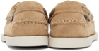 Sebago Beige Portland Boat Shoes