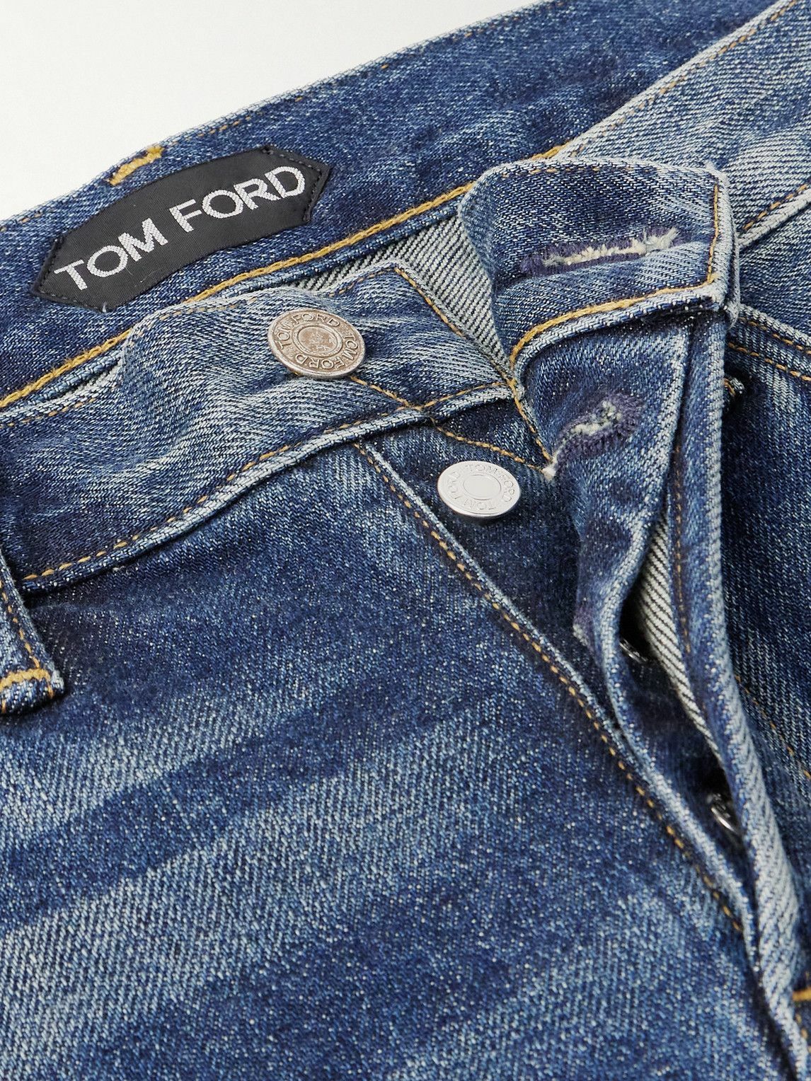 TOM FORD - Slim-Fit Selvedge Jeans - Blue TOM FORD
