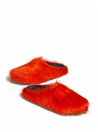 MARNI - Fussbett Faux-fur Slippers