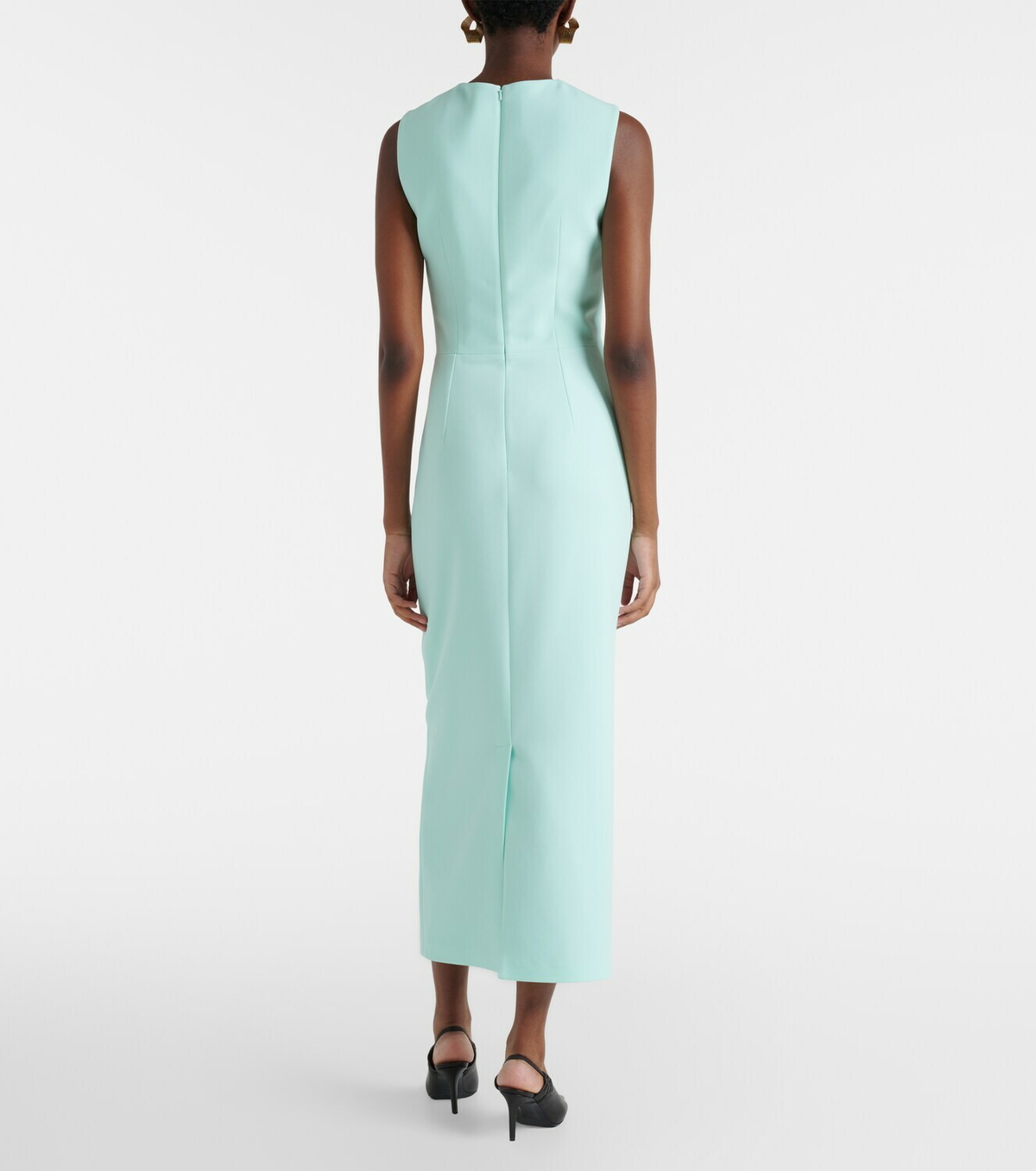 Safiyaa Jodi crêpe midi dress