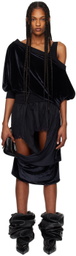 ALL-IN SSENSE Exclusive Black Minidress