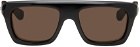Bottega Veneta Black & Brown Mitre Sunglasses