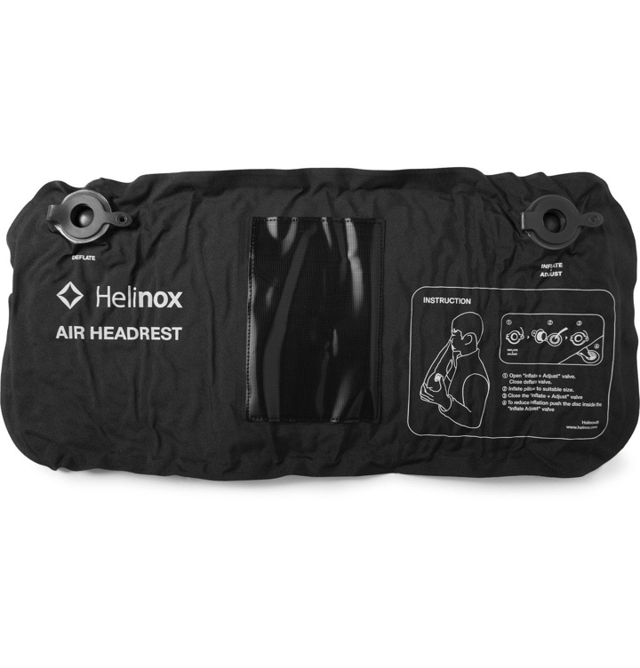 Photo: Neighborhood - Helinox Inflatable Packable Logo-Print Shell Headrest - Black