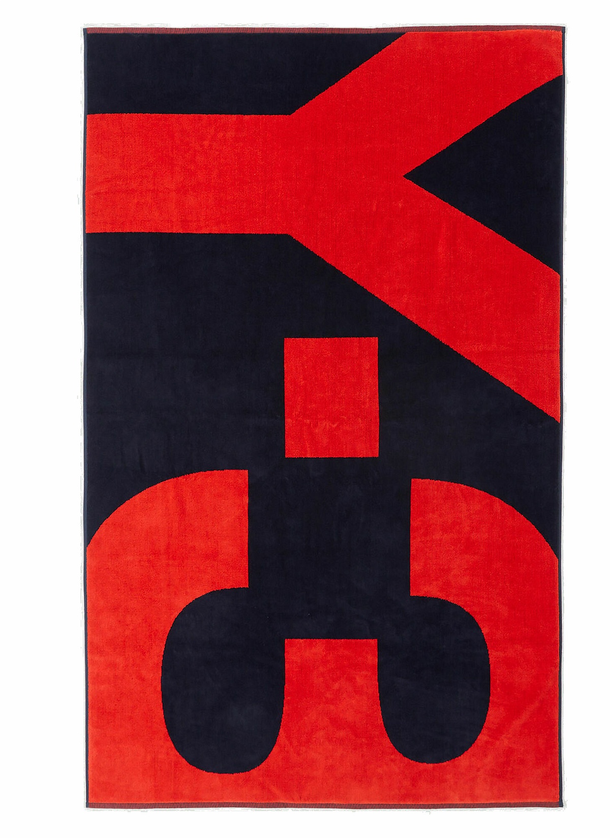 Y-3 - Logo Beach Towel in Red Y-3
