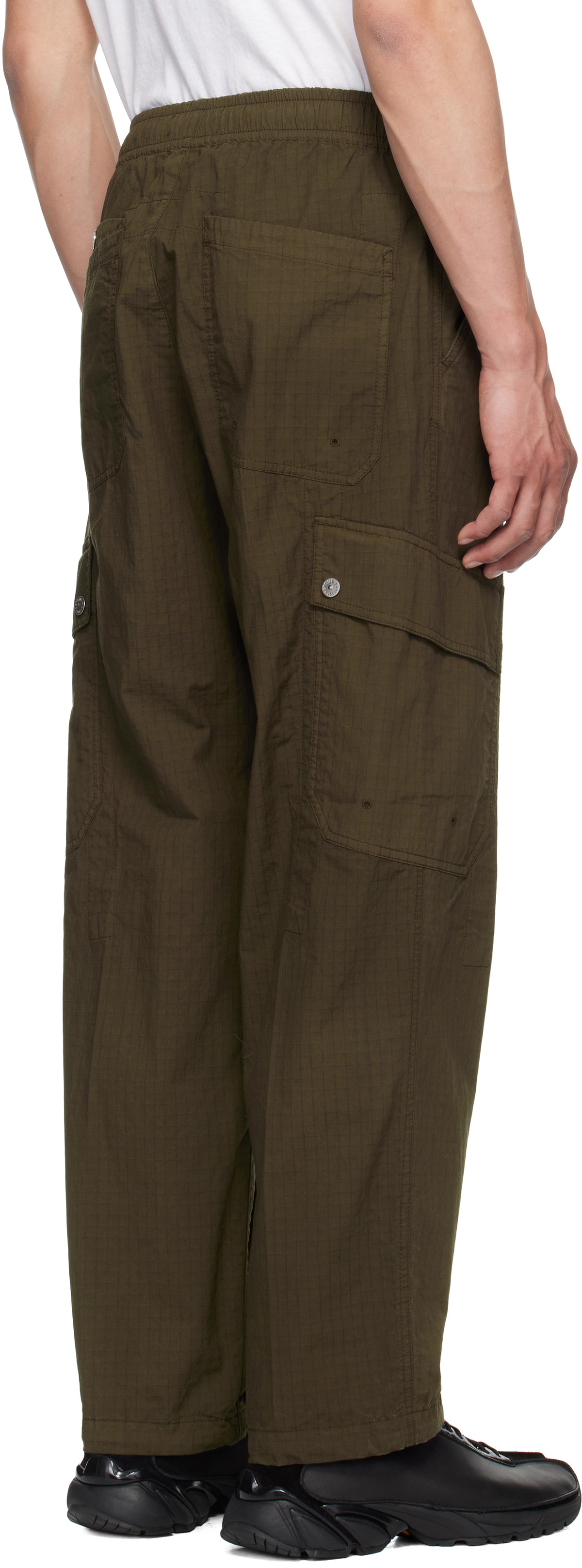 美品★STONE  CARGO PANTS★正規品 ★Ｌ Stone Island Gray Garment-Dyed Cargo Pants Stone Island