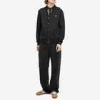 Fred Perry Men's Merino Cardigan in Black