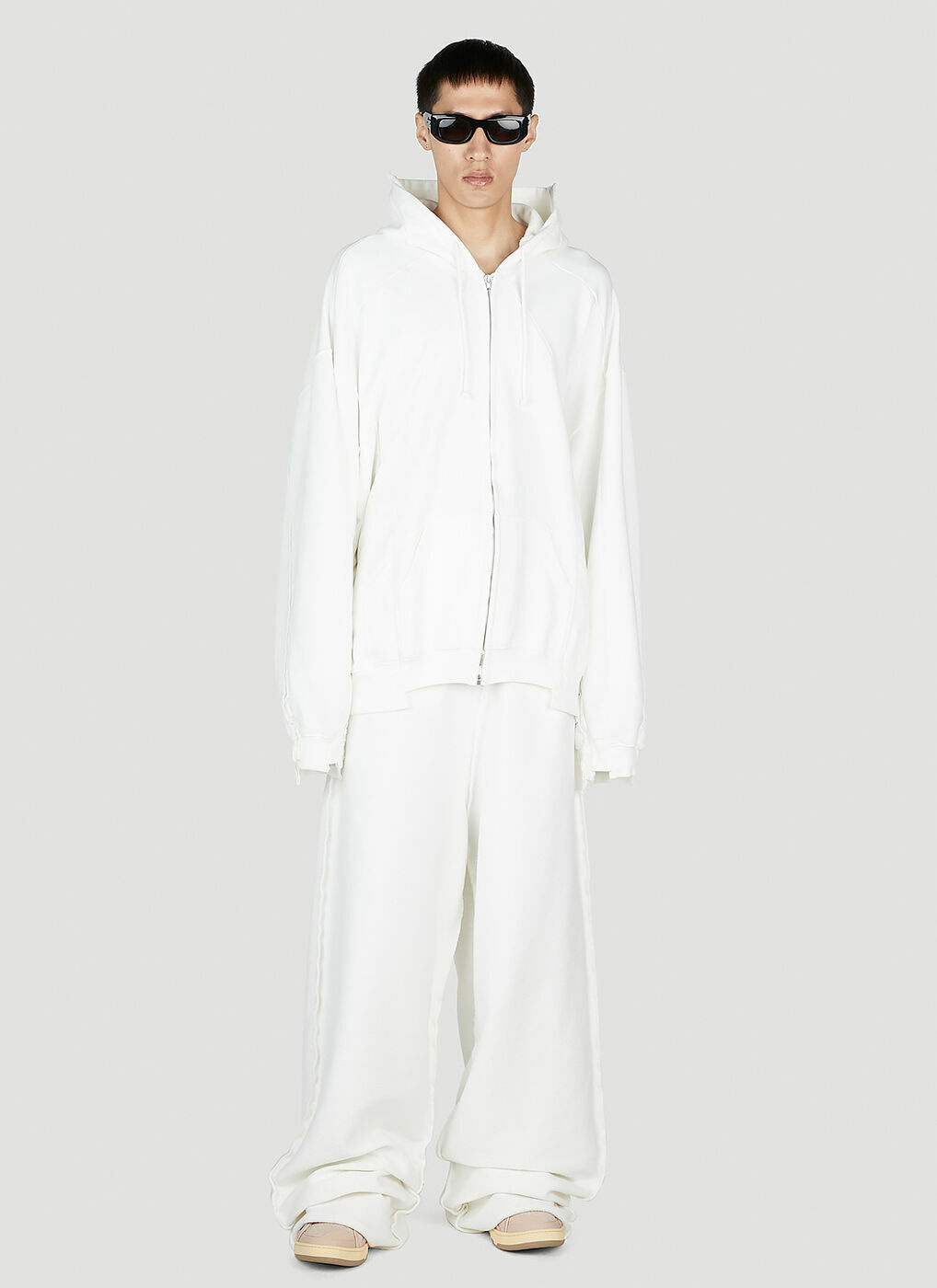 VETEMENTS Inside Out Track Pants male White Vetements