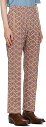 NEEDLES Beige Jacquard Track Pants