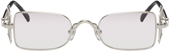 Photo: Matsuda SSENSE Exclusive Silver 10611H Sunglasses