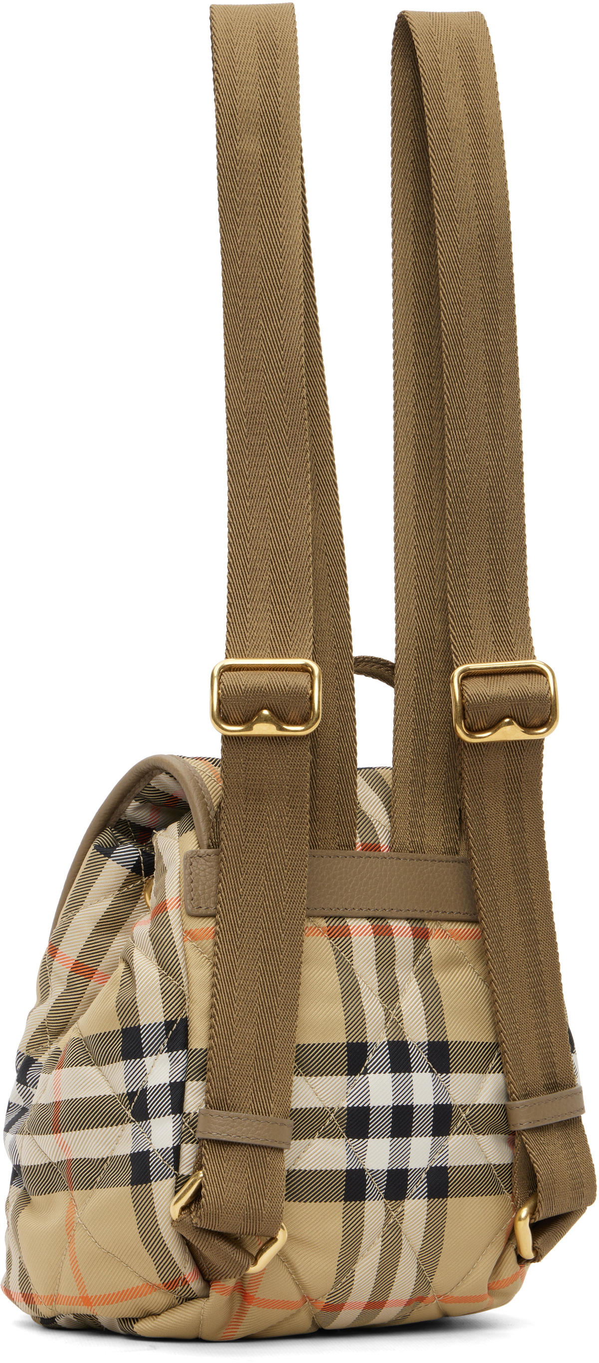 Burberry Beige Mini Horseshoe Backpack