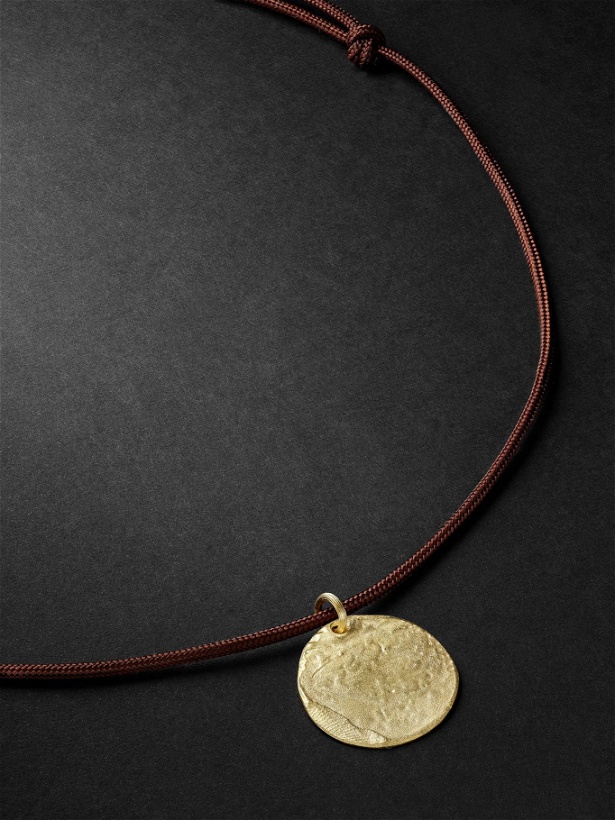 Photo: Elhanati - String Gold and Cord Necklace