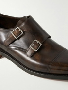 John Lobb - William Leather Monk-Strap Shoes - Brown