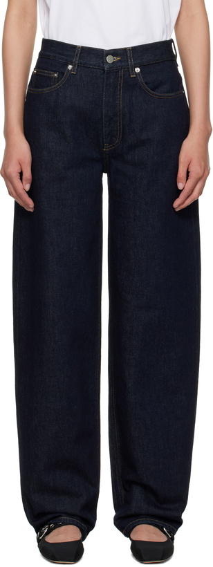 Photo: Loulou de Saison Navy Samur Straight-Leg Jeans