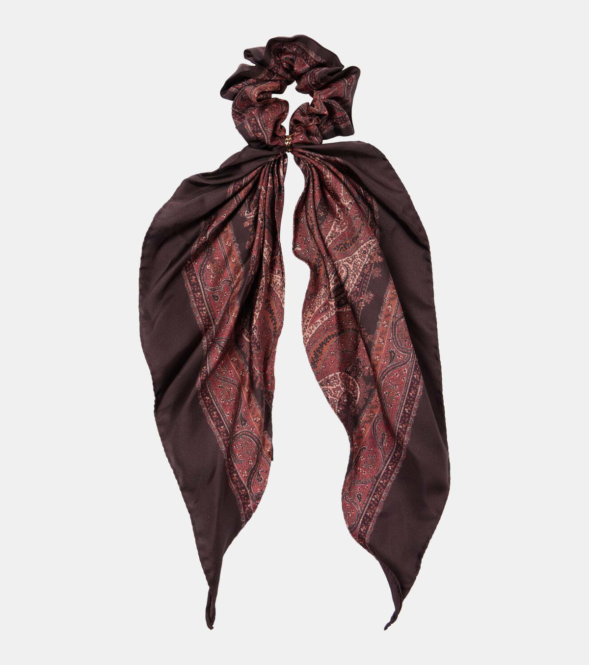 Saint Laurent Paisley silk satin scrunchie