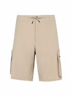 MC2 Saint Barth Beige Technic Fabric Bermuda Shorts Deck