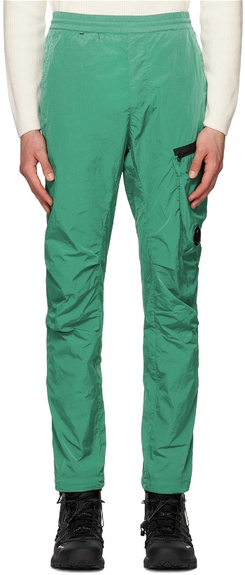 Photo: C.P. Company Green Chrome-R Lounge Pants