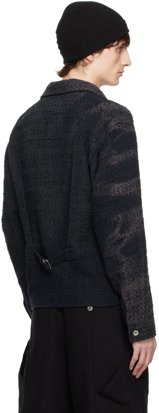 JiyongKim Navy Sun-Bleached Jacket