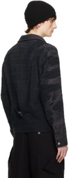 JiyongKim Navy Sun-Bleached Jacket