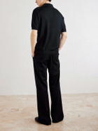 Zegna - Wool Polo Shirt - Black