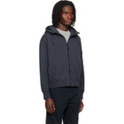 Stone Island Navy 6100009 Organic Cotton Fleece Hoodie